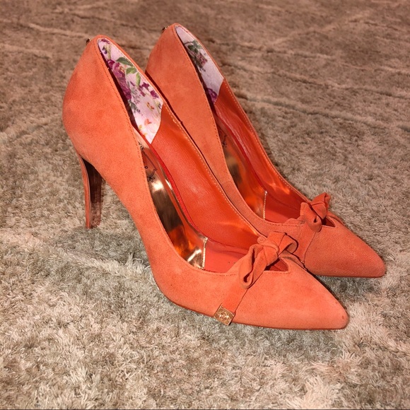 ted baker orange heels
